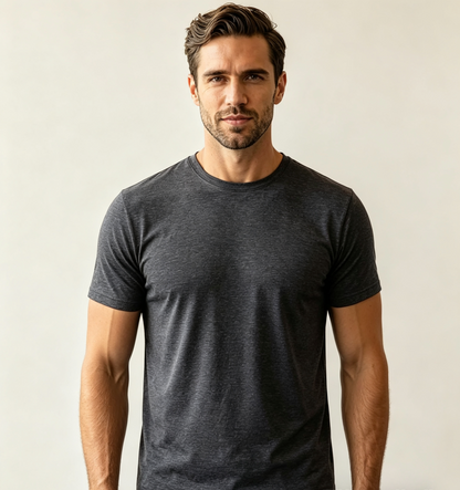 100% Merino Wool T-Shirts for Men - Lightweight Wool Base Layer, Short Sleeve Crewneck Undershirt